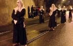 Cortejo barroco en la procesión de Viernes Santo en Corella