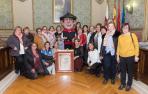 La Orden del Volatín entrega el Cabezudo Tudelano a los Gigantes de Santacara