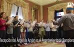 Recepción al Ángel de Aralar en el Ayuntamiento de Pamplona
