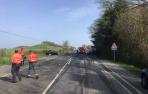 Un muerto y cinco heridos en una colisión frontal en la N-121-A, en Lantz