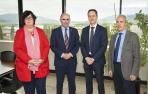 Ayerdi recibe a directivos de Sany Heavy Energy tras abrir un centro de I+D en Pamplona