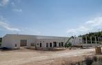 La fábrica del grupo Hypred avanza en su construcción en suelo industrial de Estella.