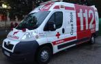 Ambulancia de la Cruz Roja.