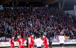 Aficionados de Osasuna, en Los Pajaritos