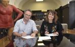 Firmado el convenio entre Ayuntamiento e INTIA por el proyecto de alimentación 'De aquí'