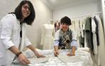 Amaia Artieda, vestir bodas con firma desde un 'atelier' en Tafalla