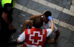 Cruz Roja y DYA han atendido a 85 personas tras el segundo encierro