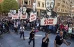 Manifestación en Pamplona contra la sentencia del 'caso Alsasua'
