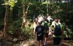 Los jugadores del Helvetia cambian la cancha por el verde de Navarra