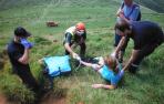 Evacuada al CHN en helicópetro una senderista herida en el monte Urkulu