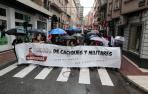 Una manifestación pide en Tudela el desmantelamiento del polígono de Bardenas