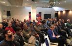 Asistentes a la jornada explicativa para los clientes de Piensos Unzué este jueves en Irurtzun.