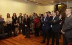Asistentes al brindis por Marca Navarra.