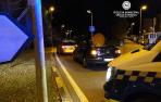 Imagen del accidente de la calle Esquíroz con la calle Iturrama.