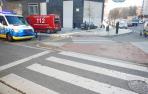 Herida una mujer en Pamplona al sufrir una salida de vía en la calle Miluce