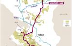 Mapa de la segunda fase del Canal de Navarra.