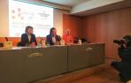 Maitena Ezkutari, Directora General de Turismo de Gobierno de Navarra, Luis Cortés, Promotor  de la Feria Navartur y Juanchi Patús, Presidente de la Asociación Navarra de Agencias de Viajes.