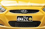 ¿Qué emoticono le pondrías a la matrícula de tu coche? Australia ya lo permite