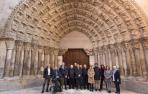La puerta de la Catedral de Tudela, restaurada tras 15 meses de obra