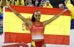 Ana Peleteiro, campeona de Europa de triple salto con récord de España (14,73 m)
