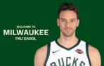 Pau Gasol, con la camiseta de los Milwaukee Bucks.
