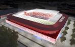 Proyecto de reforma de El Sadar - 'Muro rojo. OFS. VDR'