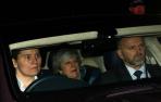 Theresa May abandona el Parlamento británico.