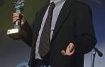 El director de cine, José Luis Garci, tras recibir el premio 'Ciudad de Huelva'.