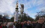 La efigie de San Miguel de Aralar recorrerá 80 puntos en Pamplona