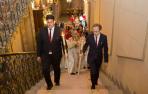 El Ángel de Aralar visita el Palacio de Navarra