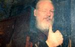 El fundador de WikiLeaks Julian Assange, a su llegada a la corte de justicia en Londres.