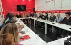 Reunión de la Ejecutiva del PSN para analizar los resultados electorales del domingo.