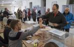 La participación en Navarra a las 18 horas es del 56,34%, 0,5 puntos más que en 2015