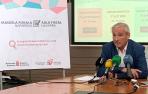 El consejero Mikel Aranburu en la presentación de la web Aula Fiscal Navarra.