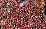 Imagen del chupinazo de San Fermín.