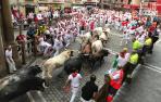 Segundo encierro de San Fermín 2009.