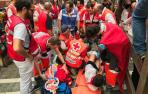 Recibe un puntazo de los 'cebadita' en el segundo encierro y rechaza ir al hospital
