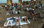 Un millón de personas se reunió en Artajona para observar las Perseidas