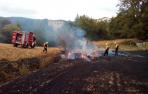 Sofocados dos incendios en Ecala y Mañeru