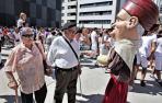 Fotos del cohete de las fiestas de Burlada 2019