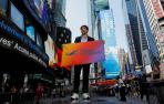 Javier Bardem y Greenpeace piden en Times Square un tratado para los océanos