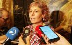 Rebeca Esnaola, tras jurar su cargo.