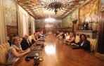 El nuevo Gobierno de Navarra, durante su primera Sesión celebrada este jueves.