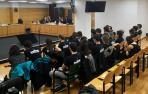 Concentración ante Justicia en apoyo a los 22 investigados por la ocupación de Rozalejo