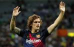 Griezmann, en su debut con el Barcelona en el Saitama Stadium de Japón.