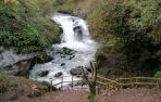 Imagen de la cascada de Ixkier, en el entorno acondicionado.