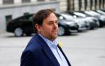 Oriol Junqueras, el primero en llegar a la Audiencia Nacional