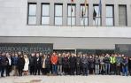 Silencio en las sedes judiciales por la muerte de los hijos de un funcionario en Estella