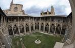 Fotos de la restauración del claustro gótico de la Catedral de Pamplona