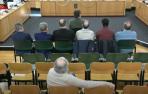 Un momento del juicio por el Caso Osasuna de este lunes